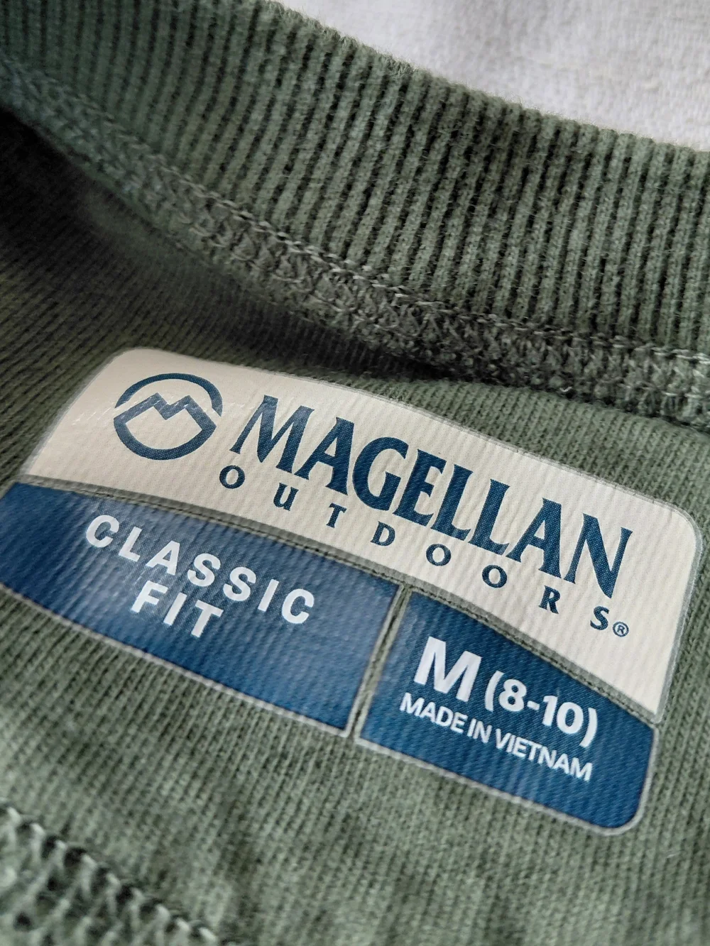 Magellan Outdoors Girls Two-Tone Cargo Utility Dress M 8-10